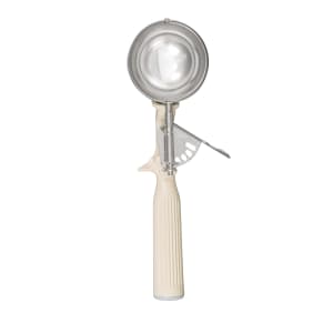 Vollrath 47141 Disher #10  3.25 oz, 3/8 cup Ivory Food Portion Scoop