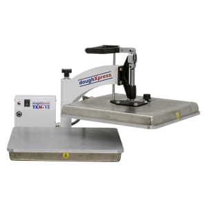 257-TXM15 Manual Tortilla Pizza Dough Press, 15 x 15" Platen, Export