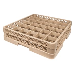 175-TR7CCC Traex® Glass Rack w/ (36) Compartments - (3) Extenders, Beige