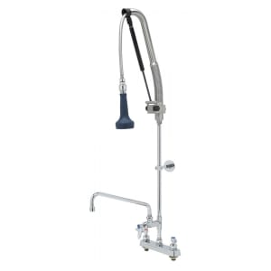 T&S B-5120-12-CRB8P 45 9/50&quot;H Deck Mount Pre Rinse Faucet - 1 7/100 GPM, Base with Nozzle