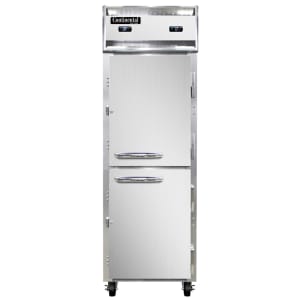 160-1RFNSSHD 26" One Section Commercial Refrigerator Freezer - Solid Doors, Top Compressor,...