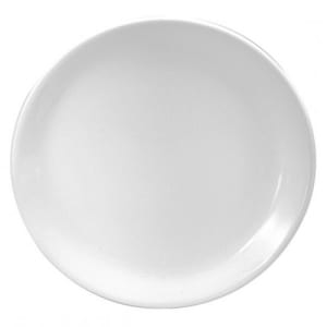 324-F8000000118C 6 3/8" Round Buffalo Plate - Porcelain, Bright White