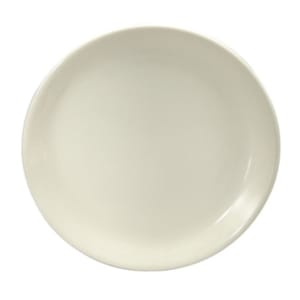 324-F9000000111C 5 1/2" Round Buffalo Plate - Porcelain, Cream White