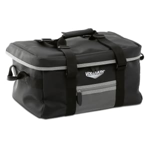 175-VDBM500 Catering Bag w/ Vinyl Liner - 17" x 13" x 9", Black