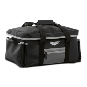 175-VCBM300 Catering Bag w/ Removable Liner - 17" x 13" x 9", Black