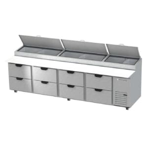 118-DPD119HC8 119" Pizza Prep Table w/ Refrigerated Base, 115v