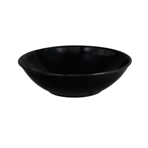175-52861 12 oz Round Salad Bowl - Laminated Plastic, Black