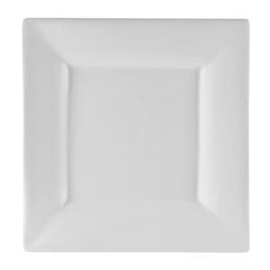 861-WTR6SQ 6 3/8" Square Whittier Bread & Butter Plate - Porcelain, White