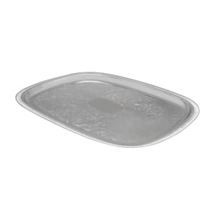 175-82121 Oblong Serving Tray - 23 1/2" x 18 1/2" Gadroon Edge, 18 ga Stainless