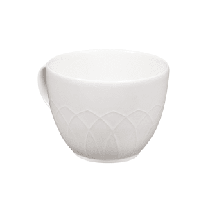 893-APREEEC71 7 oz Alchemy® Jardin Tea Cup - Ceramic, White