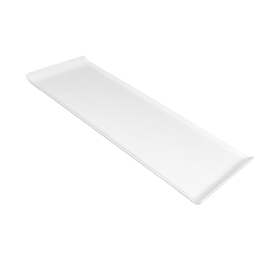 893-APRBART51 Rectangular Alchemy® Serving Tray - 22 7/8" x 7 3/4", China, White