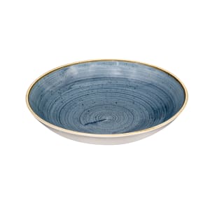 893-SBBSEVB91 40 oz Round Stonecast® Evolve Bowl - Ceramic, Blueberry