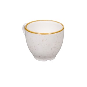 893-SWHSCEB91 3 1/2 oz Stonecast Espresso Cup - Ceramic, Barley White