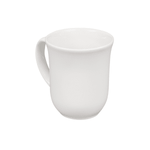 893-WHME1 10 oz Elegant Mug - Ceramic, White