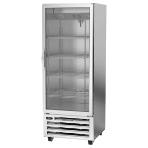 118-RI18HCG 27 1/4" One Section Reach In Refrigerator, (1) Right Hinge Glass Door, 115v