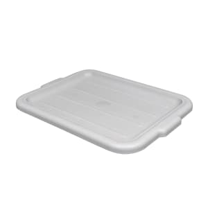 Choice Gray Polyethylene Plastic Bus Tub Lid - 20 x 15