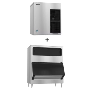 440-F1501MAJCB1150 1327 lb F Series Nugget Ice Machine w/ Bin - 1148 lb Storage, Air Cooled, 208-230v