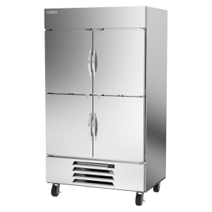 118-HBR44HC1HS 47" Two Section Reach In Refrigerator, (4) Left/Right Hinge Solid Doors, 115v