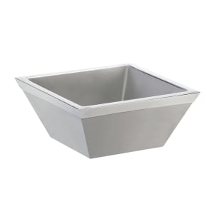 151-33261055 10" Square Cold Concept Bowl, Stainless Steel