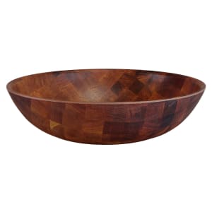 701-ECO11RCK 96 oz Round Melamine Serving Bowl, Wood Pattern