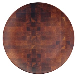 701-ECO1111RCK 11" Round Melamine Dinner Plate, Wood Pattern