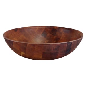 701-ECO778RCK 34 oz Round Melamine Serving Bowl, Wood Pattern