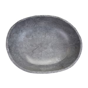 701-M14123OVCO 164 oz Oval Melamine Serving Bowl, Coal
