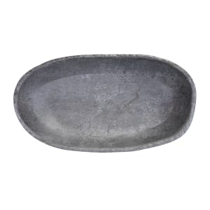 701-M1693OVCO 89 oz Oval Melamine Serving Bowl, Coal