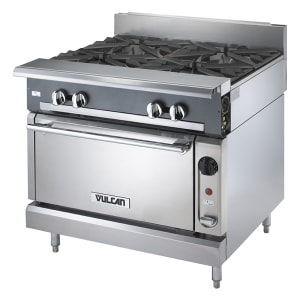 207-V6B36SLP 36" 6 Burner Gas Range w/ Storage Base, Liquid Propane