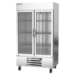 118-HBF44HC1G 47" Horizon Series Two Section Reach In Freezer, (2) Left/Right Hinge Glass Doors, 115v