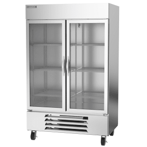 118-HBF49HC1G 52" Horizon Series Two Section Reach In Freezer, (2) Left/Right Hinge Glass Doors, 115v