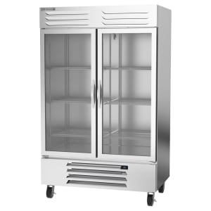 118-RB49HC1G 52" Two Section Reach In Refrigerator, (2) Left/Right Hinge Glass Doors, 115v