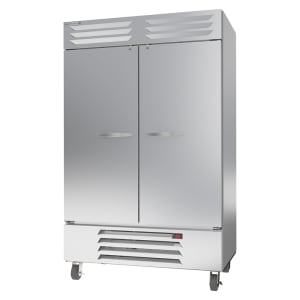 118-RB49HC1S 52" Two Section Reach In Refrigerator, (2) Left/Right Hinge Solid Doors, 115v