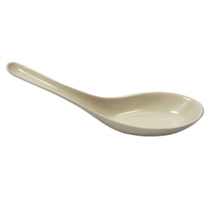 701-0203ES 5 3/8" Melamine Soup Spoon, Ebony/Sand