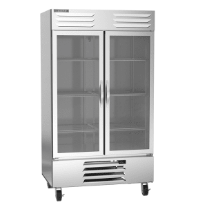118-RB44HC1G 47" Two Section Reach In Refrigerator, (2) Left/Right Hinge Glass Doors, 115v
