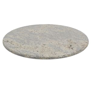628-G20830RD 30" Round Granite Table Top - Indoor/Outdoor, Kashmir White