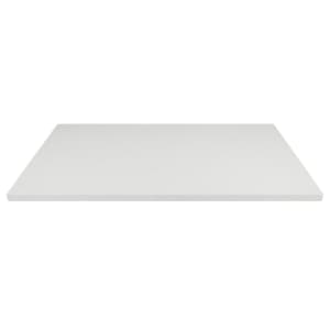 628-Q40324X30 24" x 30" Rectangular Quartz Table Top - Indoor/Outdoor, Snow White