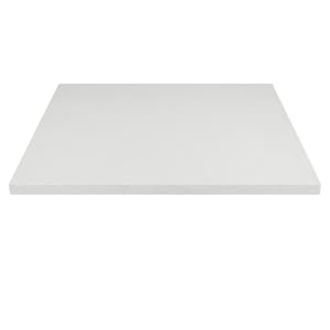 628-Q40336X36 36" Square Quartz Table Top - Indoor/Outdoor, Snow White