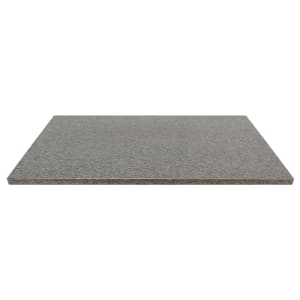 628-Q40530X48 30" x 48" Rectangular Quartz Table Top - Indoor/Outdoor, Storm Gray