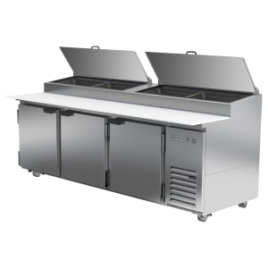 118-DP93HC 93" Pizza Prep Table w/ Refrigerated Base, 115v