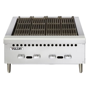 207-VCRB36NG 36" Charbroiler, Countertop w/ 6 Cast Iron Burners, Convertible