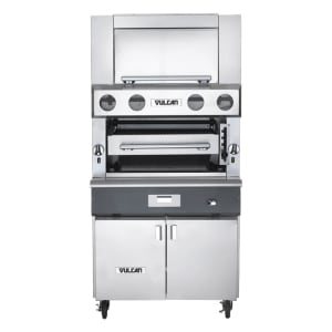 207-VBB1CFNG 36" Upright Broiler w/ (3) Burners - Convection Oven Base, Natural Gas