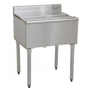 241-B2IC18 1800 Series 24" x 20" Drop In Ice Bin w/ 37 lb Capacity - Insulated, Stainless