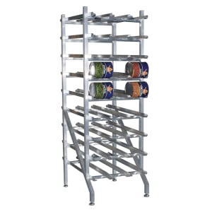 241-FCR109A 71"H Stationary Can Rack w/ (162) #10 or (216) #5 Capacity, Adjustable Feet