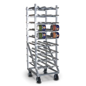 241-OCR109A 78 1/4"H Mobile Can Rack w/ (162) #10 or (216) #5 Capacity