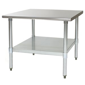 241-MS3030 30" x 30" Stationary Mixer Stand, Undershelf