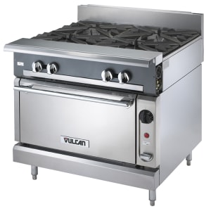 207-V4B36SNG 36" 4 Burner Gas Range w/ Standard Oven, Natural Gas