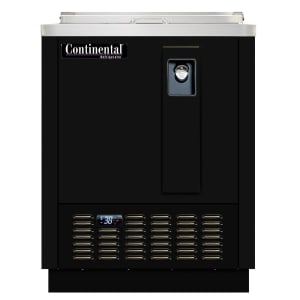 160-CBC24 24" Forced Air Bottle Cooler - Holds (108) 12 oz Bottles, Black, 115v