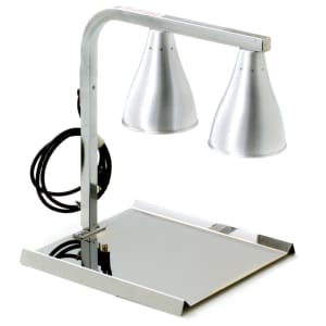 241-BW2120 2 Bulb Portable Heat Lamp w/ Adjustable Arm, Steel, 120v