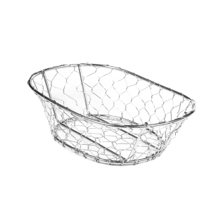 166-WIR3 Wire Basket, 9 1/2" x 2 1/2", Chrome